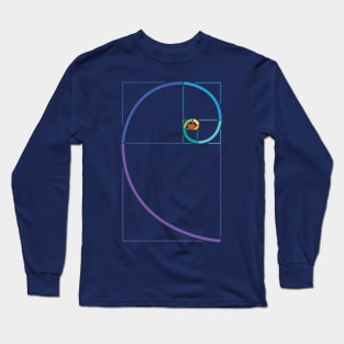 Fibonacci Heart Math Geometry Golden Ratio Long Sleeve T-Shirt